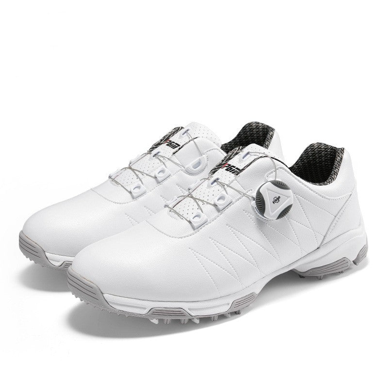 Women's Waterproof Golf Shoes Anti-Slip Spin Lace Sneakers