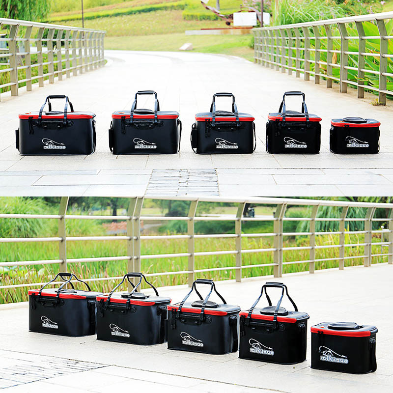 EVA Portable Folding Fishing Storage Bag Bucket