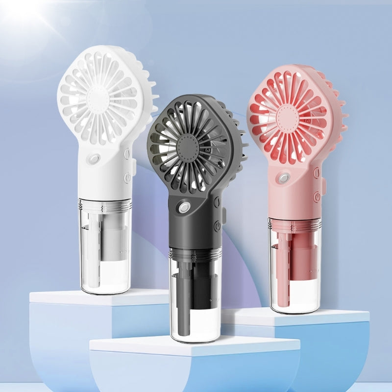 Portable USB Mist Fan Humidifying Cooling Fan