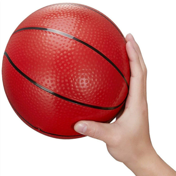 Rubber PVC Inflatable Basketball For Kids Outdoor Sports Durable
