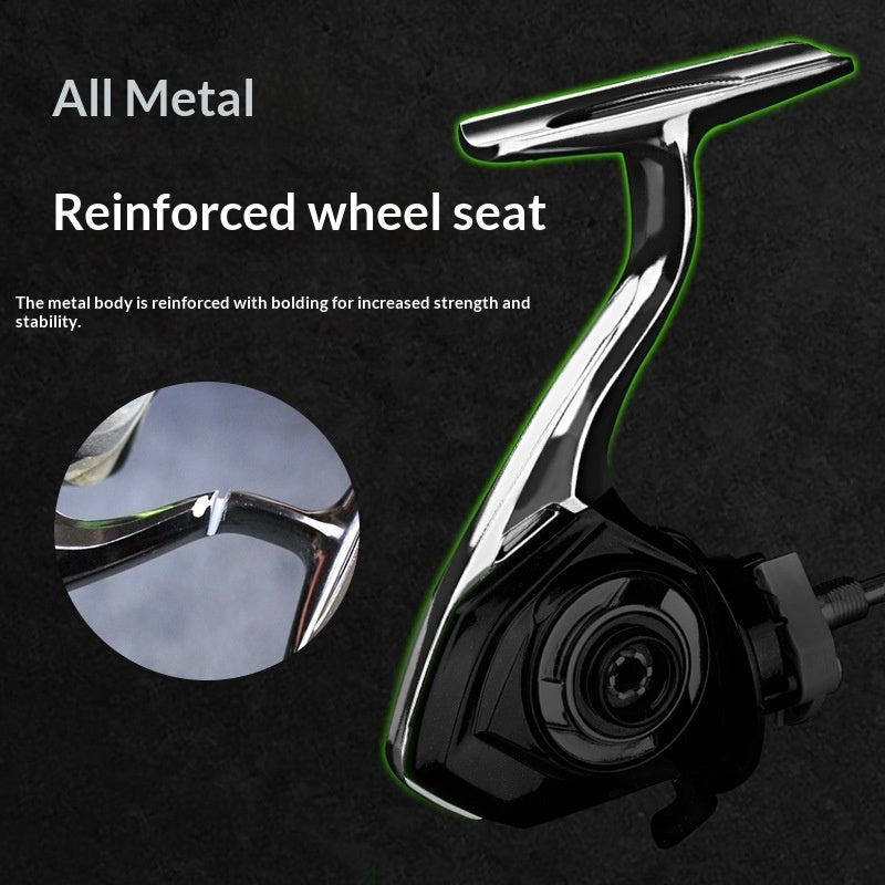 Fun To Use All Metal Spinning Reel Fishing Gear