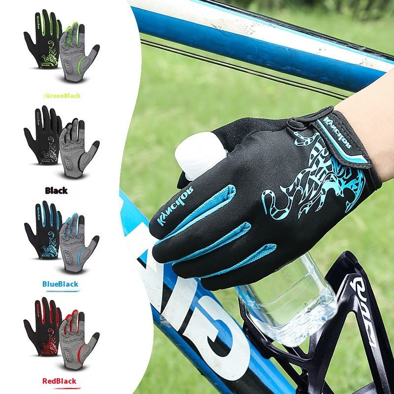 Outdoor Mountain Bike Breathable Shock-Absorbing Wear-Resistant Cycling Gloves