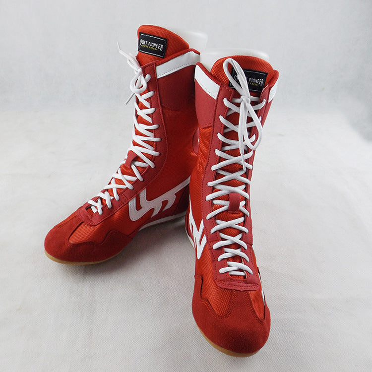 High Top Boxing Training Fighting Wrestling Shoes