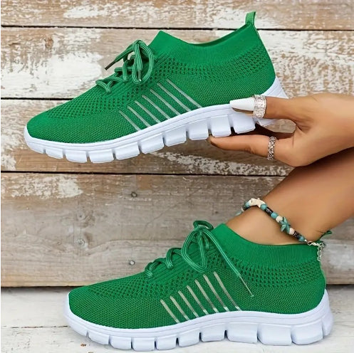 Women's High Cut Lace Up Platform Sneakers