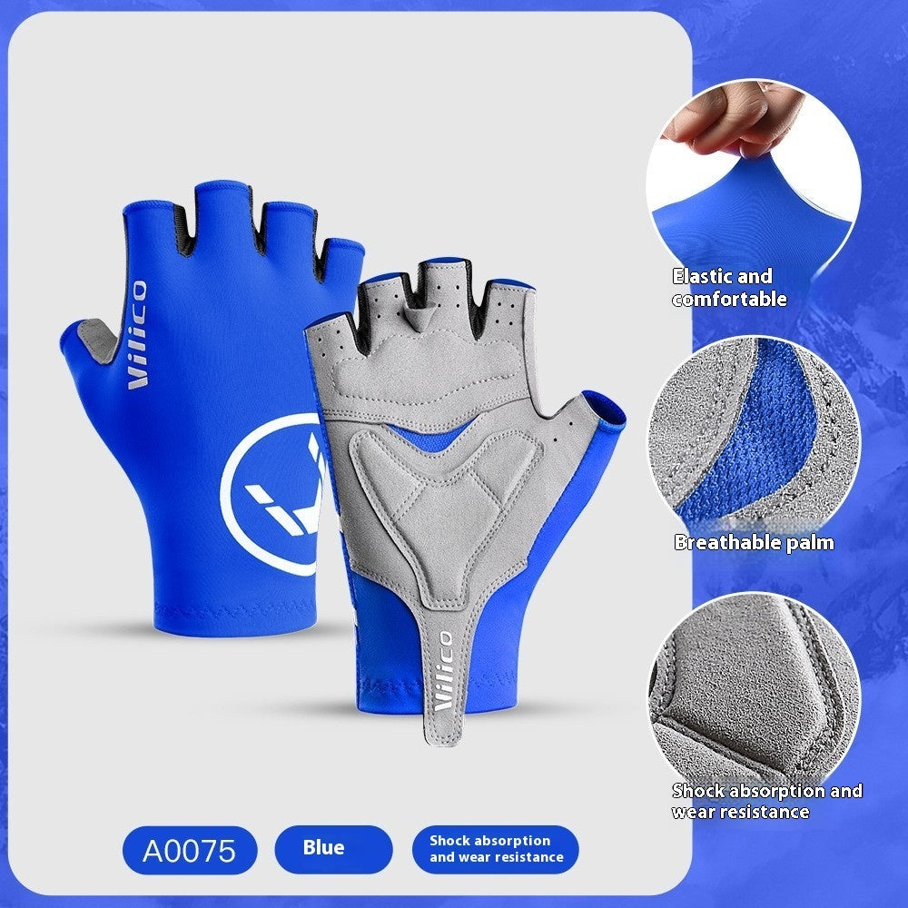 Spring Summer Outdoor Mountain Bike Riding Gloves Shock Absorbing