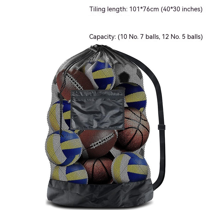 Basketball Net Storage Bag Sports Ball Organizer Mesh Pocket Bag