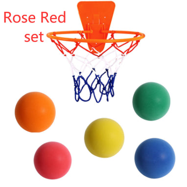 Silent High Density Foam Basketball Soft Elastic Indoor Kids Sports Toy
