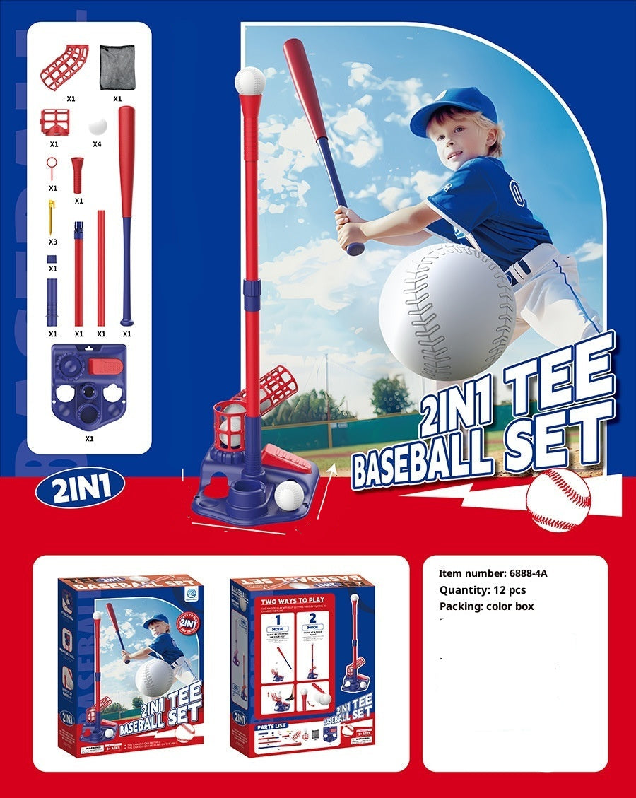 Children's Pedal Baseball Launcher Training Set