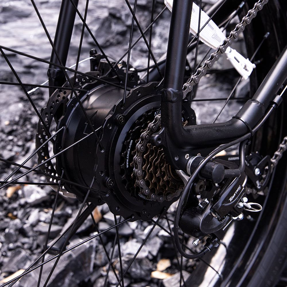 Electric Fat Tire Mountain Bike For Adults 1000W Motor 48V Battery