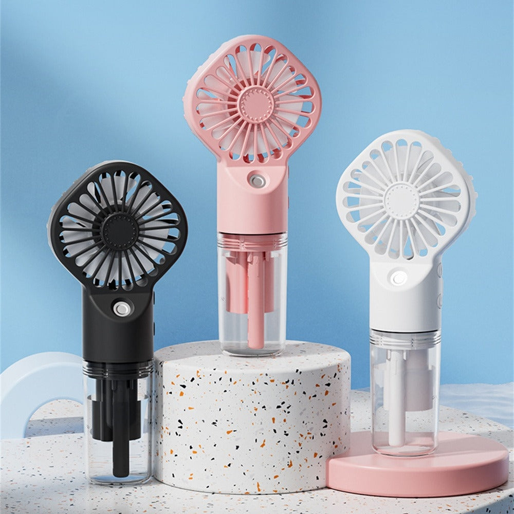 Portable USB Mist Fan Humidifying Cooling Fan