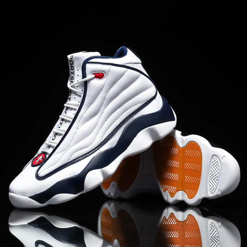 Fashion Thick Sole Wear-Resistant High-Top Basketball Shoes