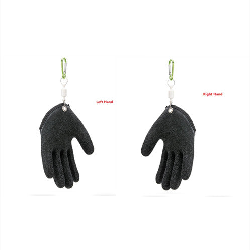 Professional Catch Fish Latex Hunting Gloves Left Right