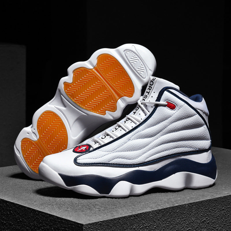 Fashion Thick Sole Wear-Resistant High-Top Basketball Shoes