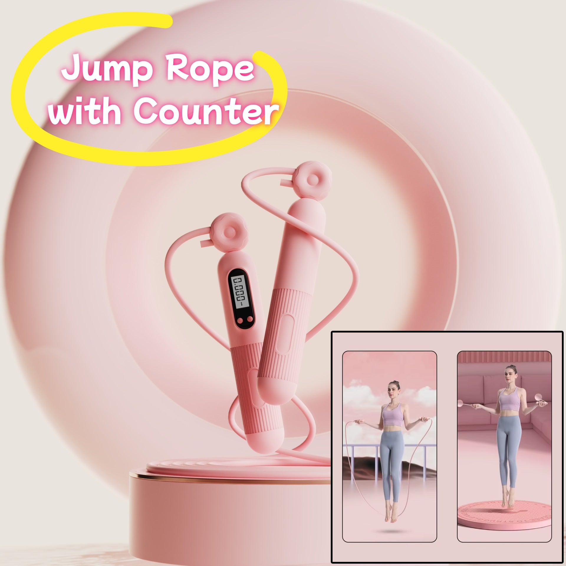 Smart Jump Rope With Counter Fitness Training Rope