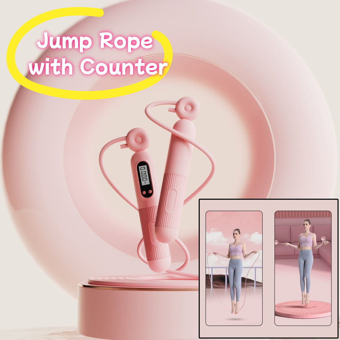 Smart Jump Rope With Counter Fitness Training Rope