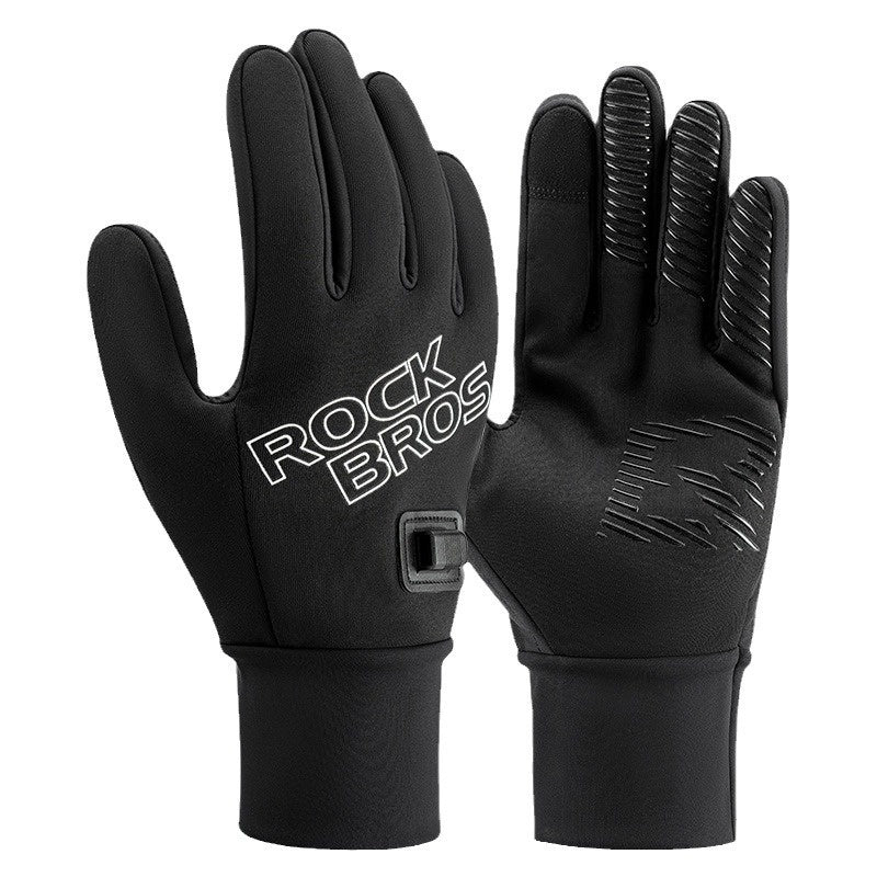Charging Heated Touchscreen Compatible Cycling Gloves