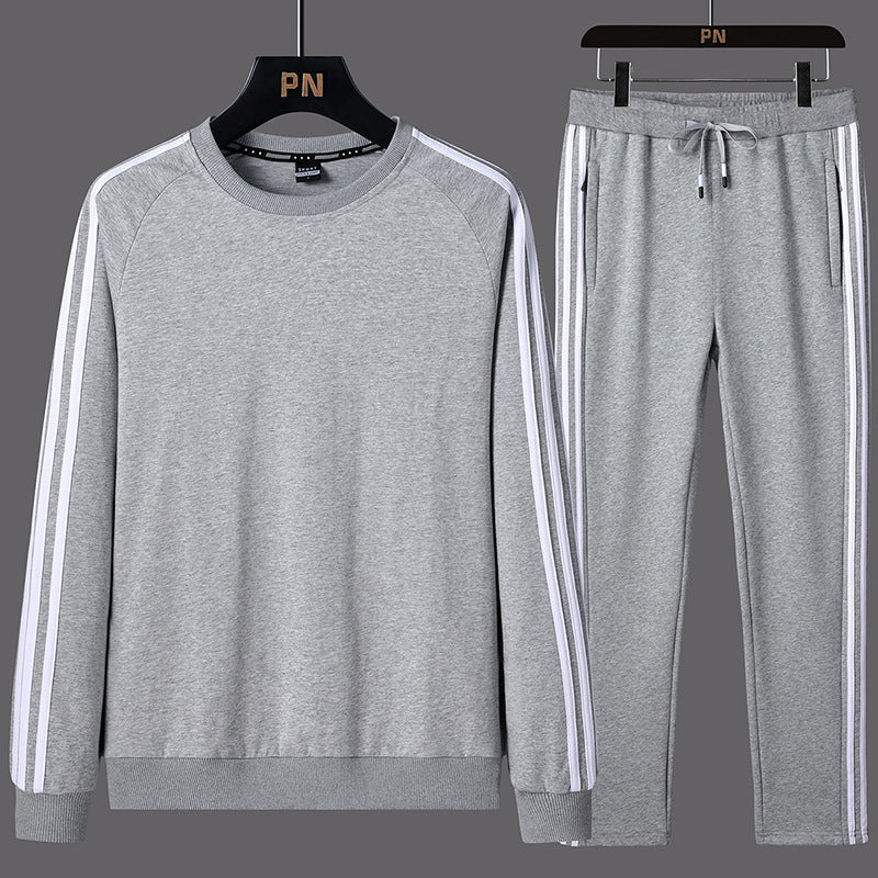 Men's Casual Sportswear Two-Piece Sweatshirt Sweatpants Suit