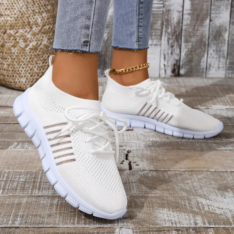Women's High Cut Lace Up Platform Sneakers
