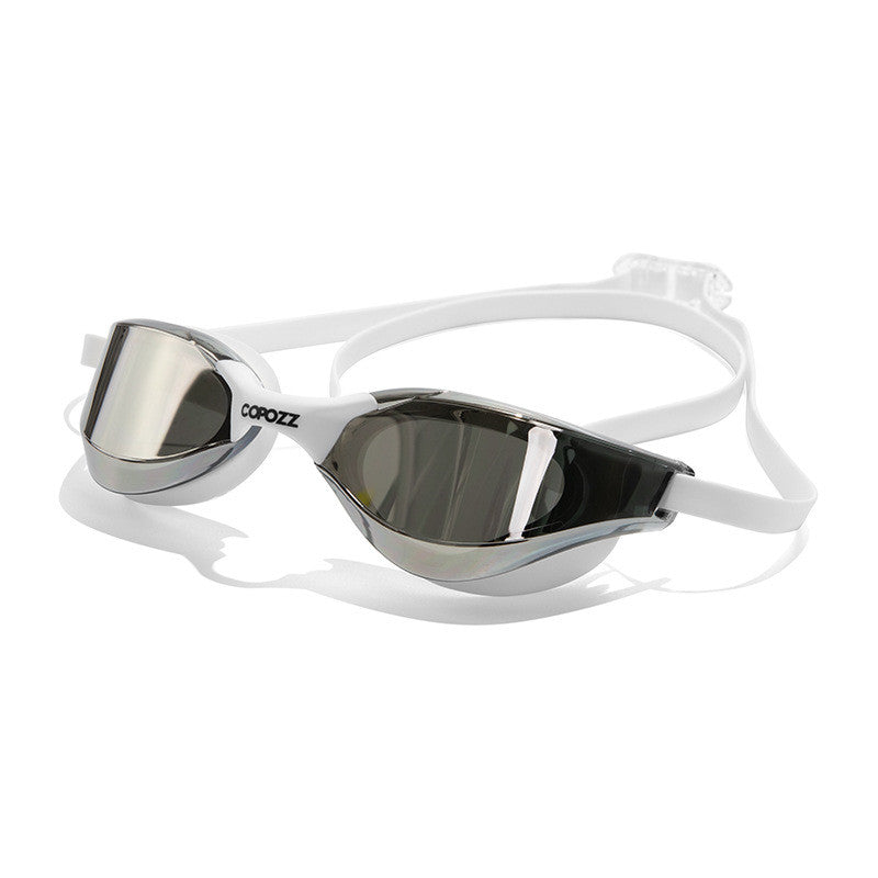 HD Waterproof Anti-Fog Plated Swimming Goggles