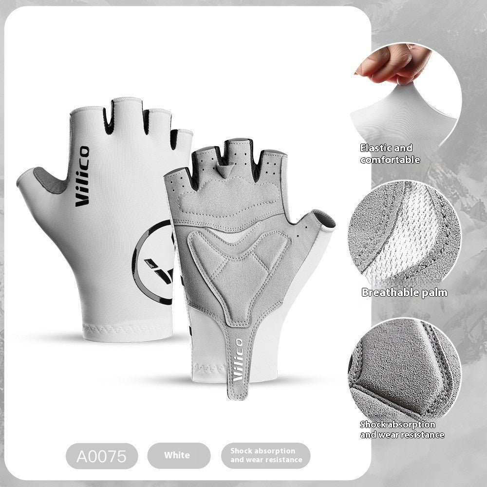 Spring Summer Outdoor Mountain Bike Riding Gloves Shock Absorbing