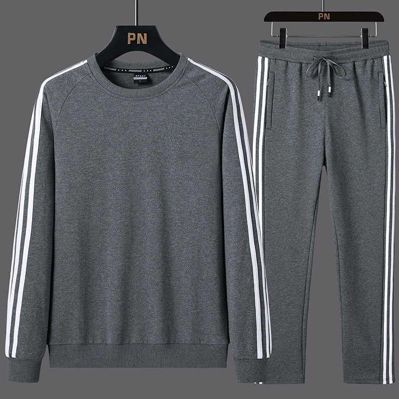 Men's Casual Sportswear Two-Piece Sweatshirt Sweatpants Suit