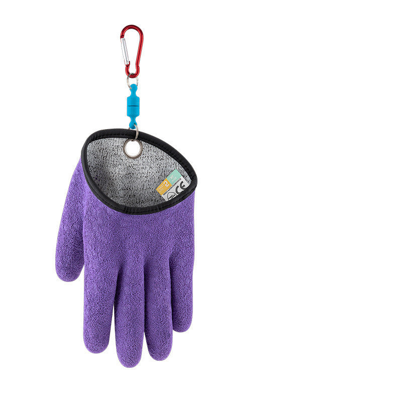 Professional Catch Fish Latex Hunting Gloves Left Right