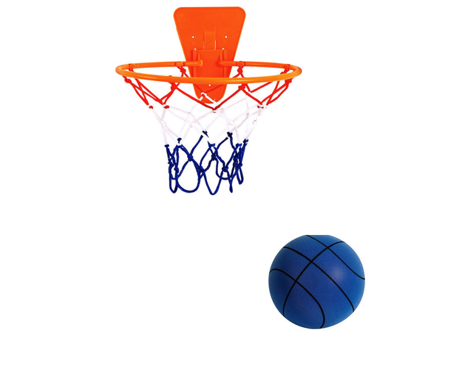 Silent High Density Foam Basketball Soft Elastic Indoor Kids Sports Toy