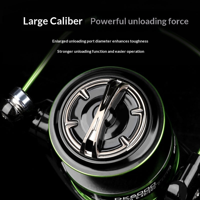 Fun To Use All Metal Spinning Reel Fishing Gear