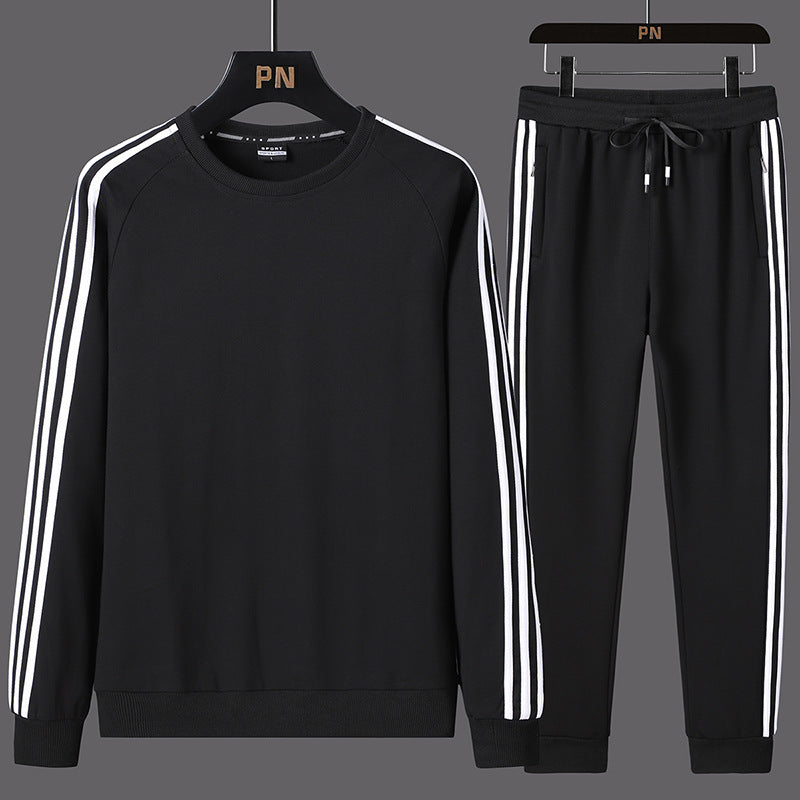 Men's Casual Sportswear Two-Piece Sweatshirt Sweatpants Suit