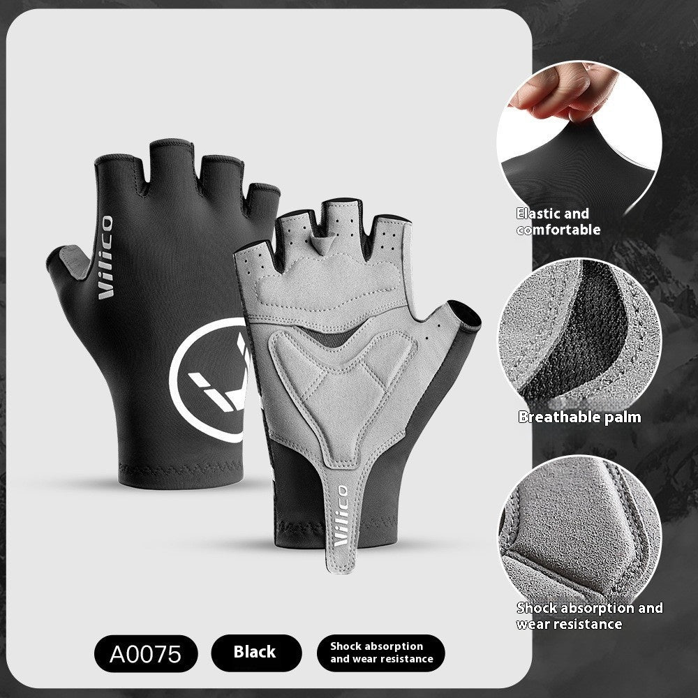 Spring Summer Outdoor Mountain Bike Riding Gloves Shock Absorbing