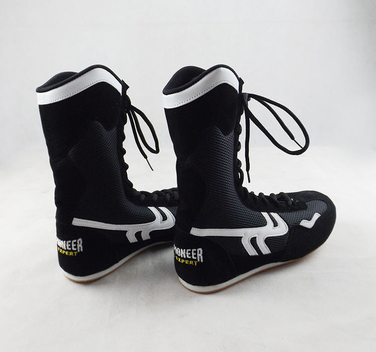 High Top Boxing Training Fighting Wrestling Shoes