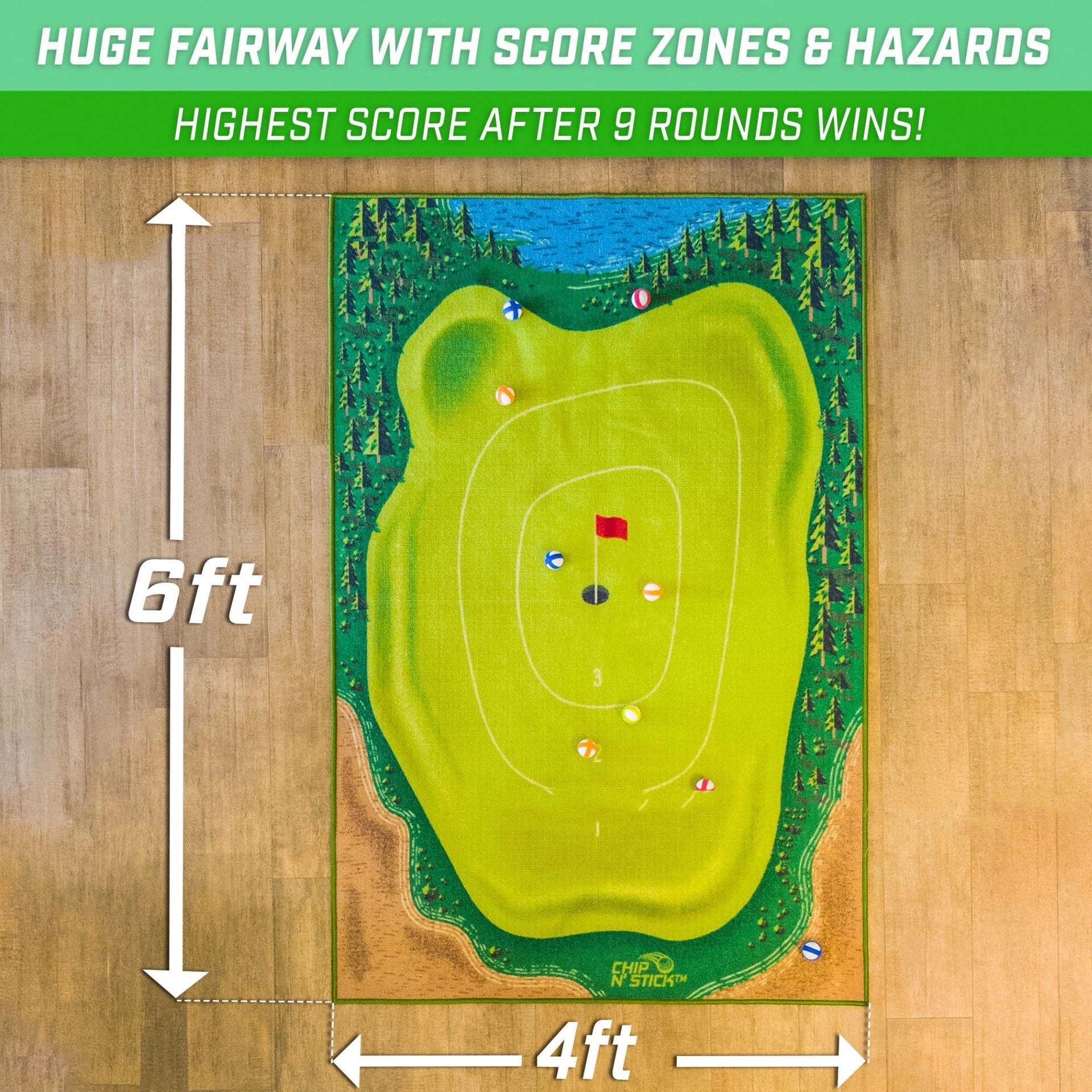 Golf Swing Training Mat Practice Pad