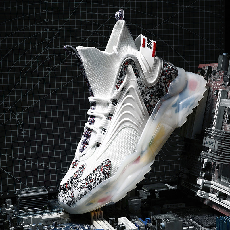 Breathable Mesh Running Basketball Shoes For Sports And Leisure