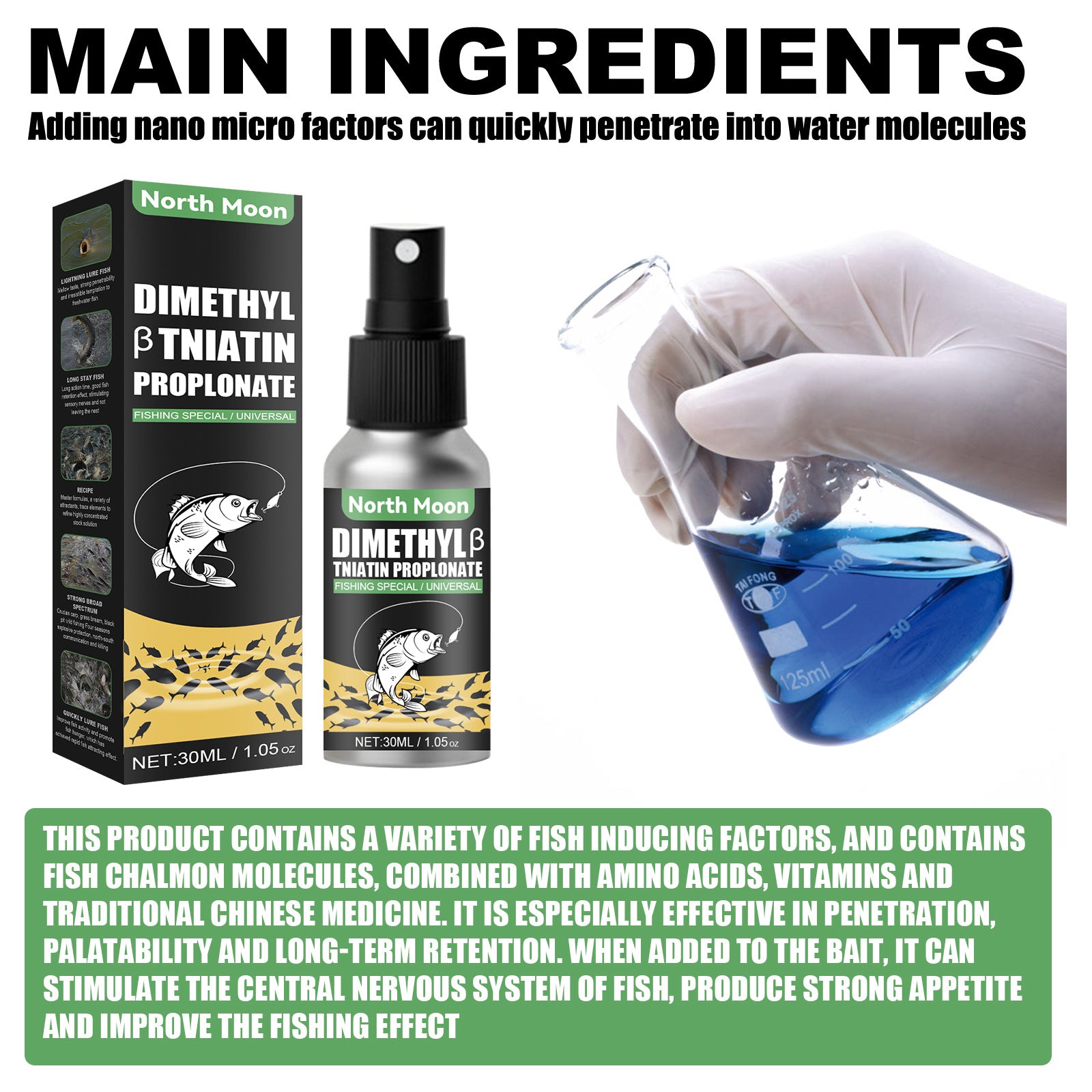Fishing Bait Phagostimulant Additive For Angling Lure Enhancement