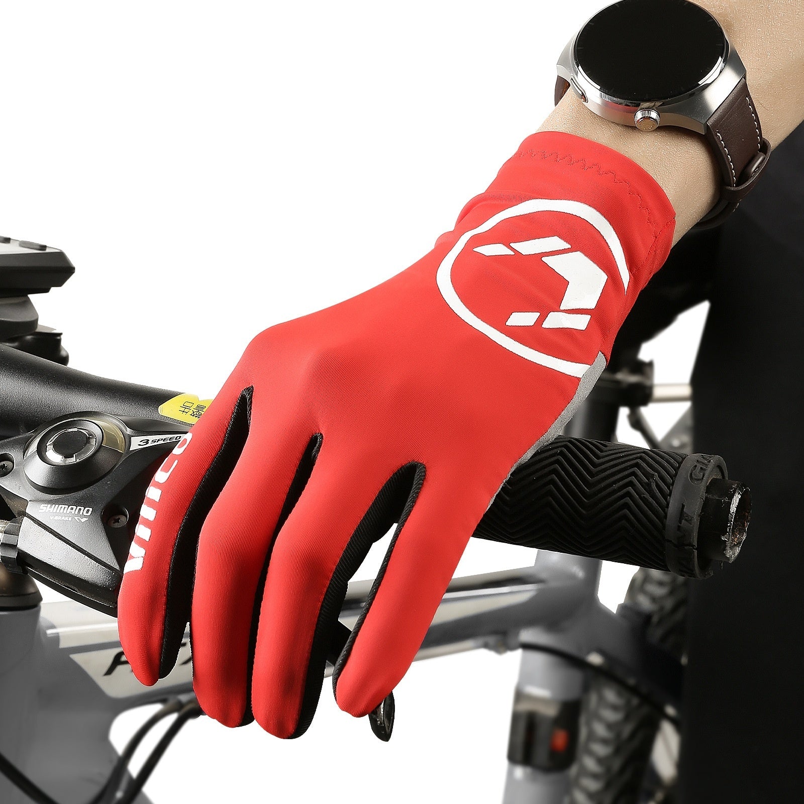 Spring Summer Outdoor Mountain Bike Riding Gloves Shock Absorbing