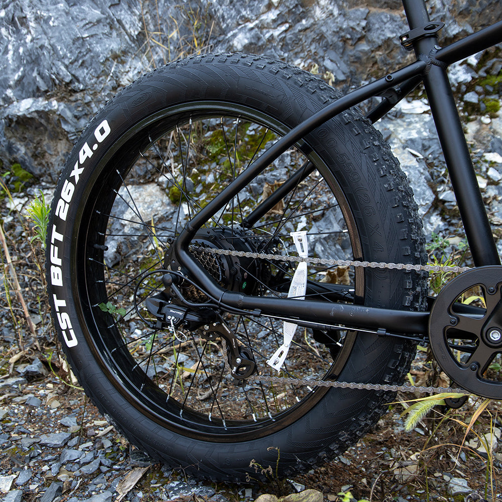 Electric Fat Tire Mountain Bike For Adults 1000W Motor 48V Battery