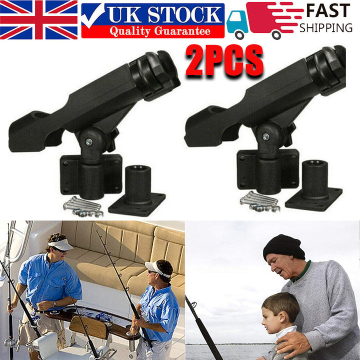 Adjustable Fishing Rod Holder Bracket For Kayak And Boat Set